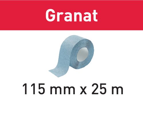 Festool 201110 P220 GR GRANAT Abrasive Roll 115m x 25m 