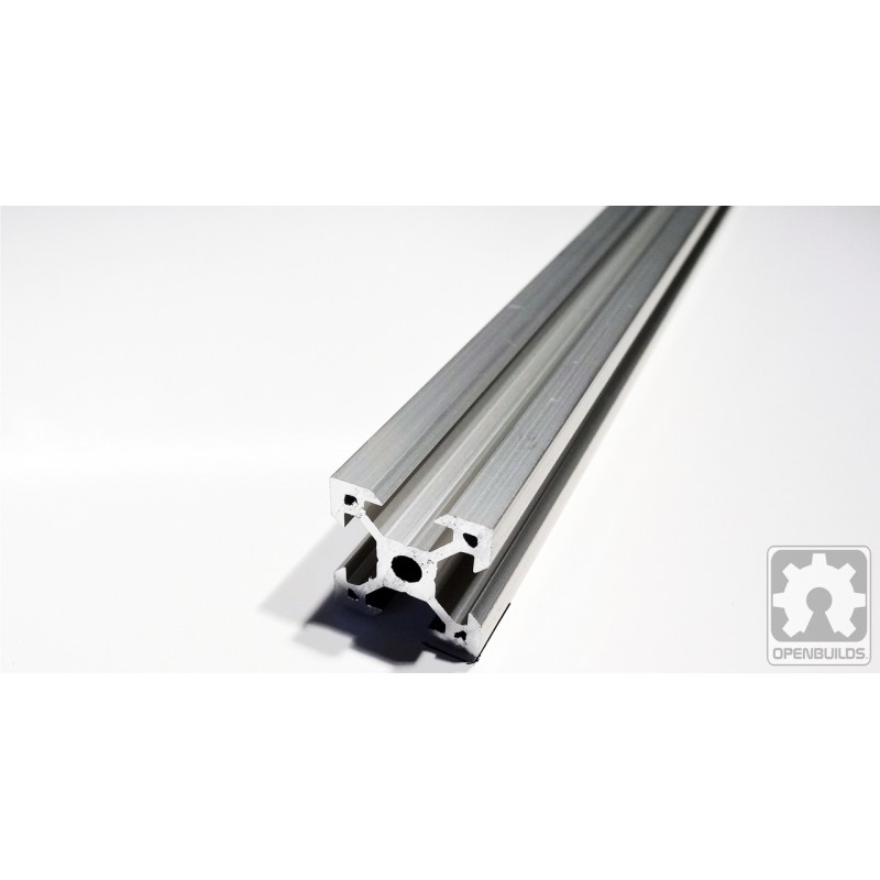 Alumiiniprofiili - V-ura - kirkas anodisoitu - 20x20mm | 1000mm