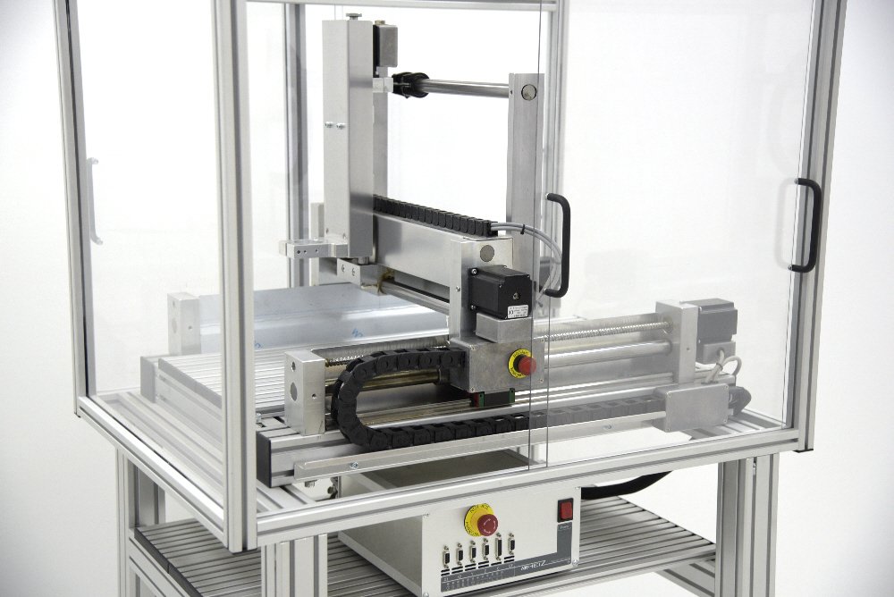 Optio koneen yhteydessä: CNC-Step - Konealusta suojakotelon kanssa - High-Z S-1400 - 1790 × 1170 × 900 mm