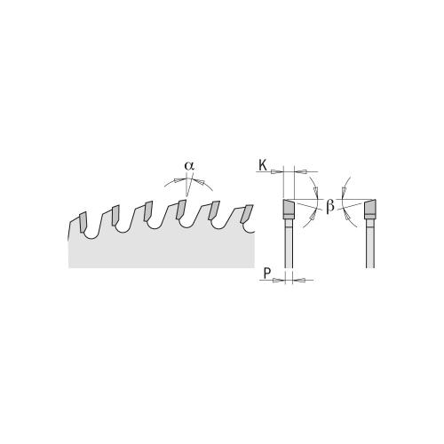 CMT - CIRCULAR SAW BLADE CHROME HW 216x2.3/1.6x30 Z60 ATB -5NEG