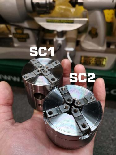 Record - SC1 2" Mini Chuck, Insert Thread + M33x3,5mm adapter