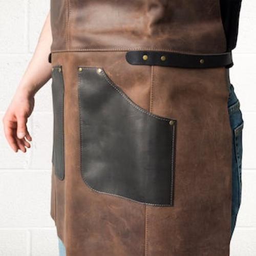 BeaverCraft - Genuine Leather Apron Brown