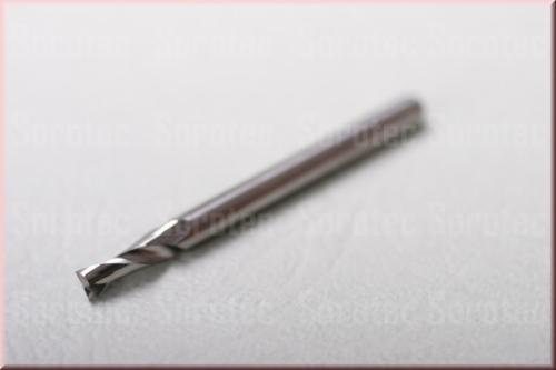 End Mill Double-Flute (Flat) Ø0,6mm S=1/8" NL= 2,55mm