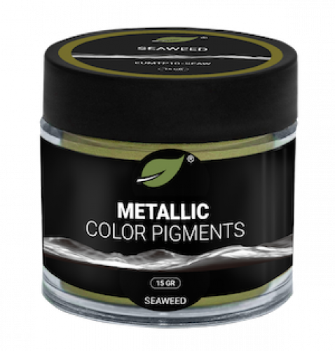 EcoPoxy - 15g Metallinkiilto väripigmentti - Seaweed