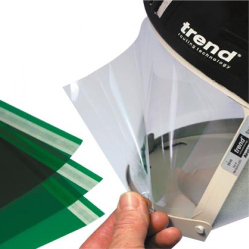 Trend Visor Overlay, Clear (10 Pack) for AIR-PRO