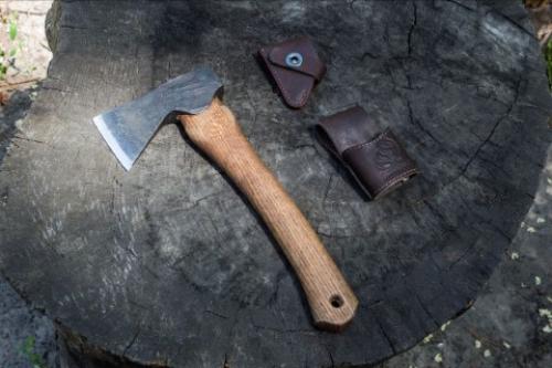 Beavercraft - Small Carving Axe with Leather Sheath