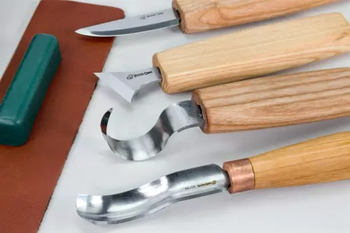 Beavercraft - Sloyd knives Carving Set in gift book-box