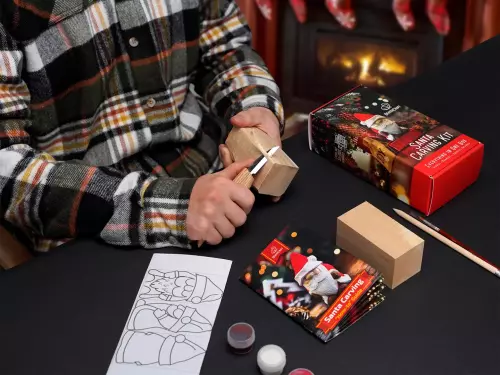 BeaverCraft - Santa Carving Kit – Complete Starter Whittling Kit for Beginner