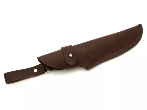 BeaverCraft - Carbon Steel Fixed-Blade Bushcraft Knife Walnut Handle with Leather Sheath