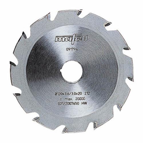 Mafell - TCT groove-cutting blade, elliptical, 12 hampainen, 120 x 3.6 x 20 KFU