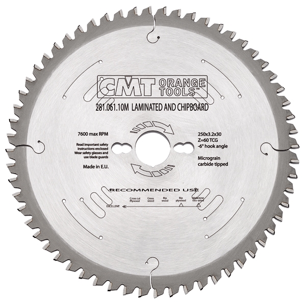 CMT - XTREME LAMINATED AND CHIPBOARD CIRCULAR SAW BLADES 160-300MM
