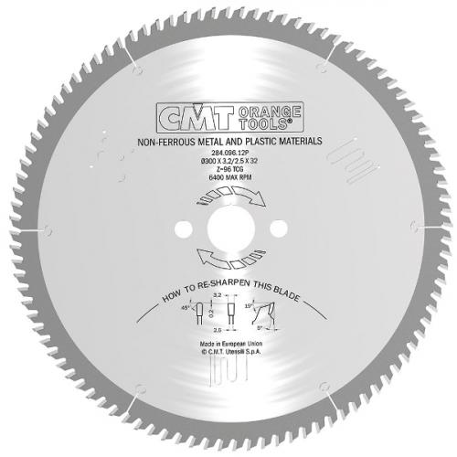 CMT - INDUSTRIAL NON-FERROUS METAL AND PLASTIC CIRCULAR SAW BLADES 160-500MM