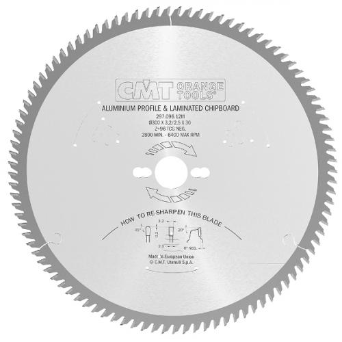 CMT - INDUSTRIAL NON-FERROUS METAL AND LAMINATED PANEL CIRCULAR SAW BLADES 120-500MM