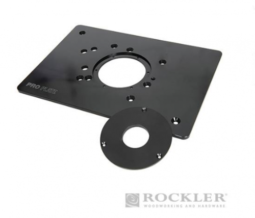 Rockler - Esiporattu Alumiininen insertti Tritonin jyrsimille 210 x 298mm x 6mm