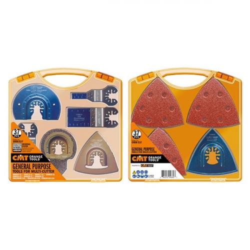 CMT - SET 37 PCS. CUTTING ACCESSORIES FOR OSCILLATING MULTI TOOL