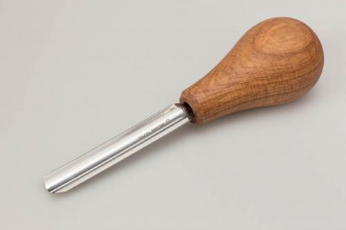 BeaverCraft – Kämmenen kokoinen suora, pyöristetty taltta. Karkeus ?9 (10 mm)