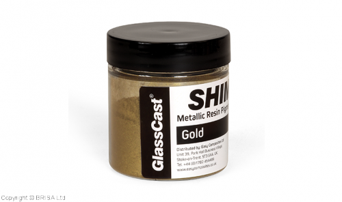 SHIMR Metallic Resin Pigment Powder 20g - Gold