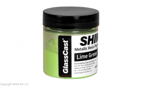 SHIMR Metallic Resin Pigment Powder 20g - Lime Green