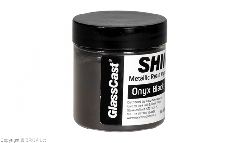 SHIMR Metallic Resin Pigment Powder 20g - Onyx Black
