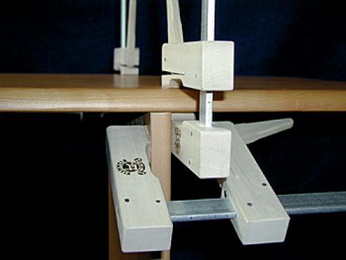 Klemmsia clamps with wooden jaws