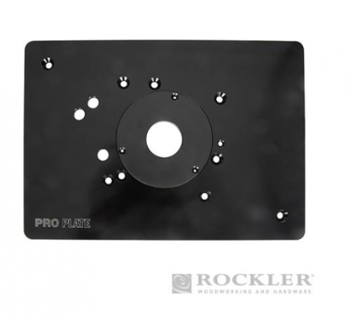 Rockler - Esiporattu Alumiininen insertti Tritonin jyrsimille 210 x 298mm x 6mm