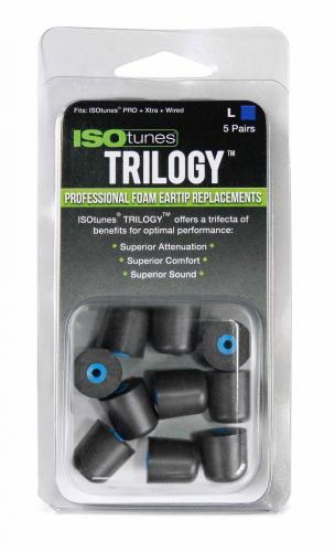 ISOtunes Pro / Xtra TRILOGY™ Foam Replacement Eartips (5 pair pack)