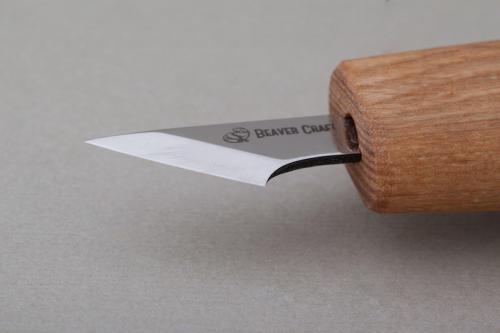 BeaverCraft – Small Knife for Geometric Woodcarving