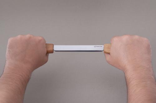 BeaverCraft - Drawknife with Oak Handle With Leather Sheath