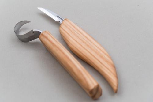 BeaverCraft – Spoon Carving Tool Set with Detail Knife (2 knives + accessories)