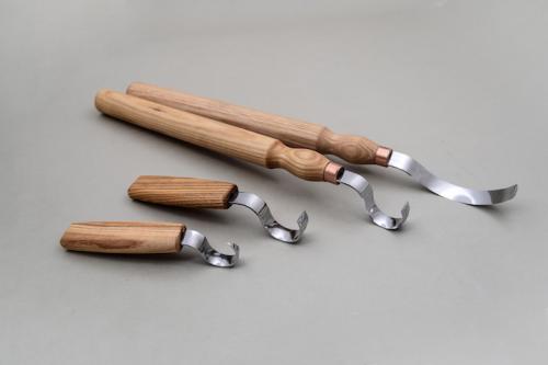 BeaverCraft – Hook Knives Set of 4 Tools