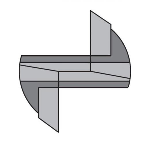 Suora urajyrsinterä HW Z2 S=10X35 D=18X25X70 RH