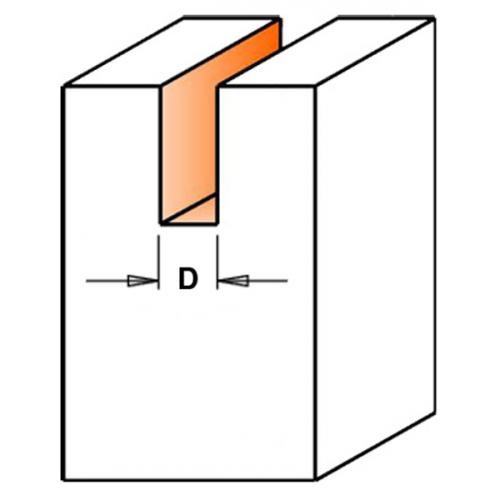Spiraalijyrsinterä Ylös leikkaava Z2 D=3,5X12X60 S=6 HM RH