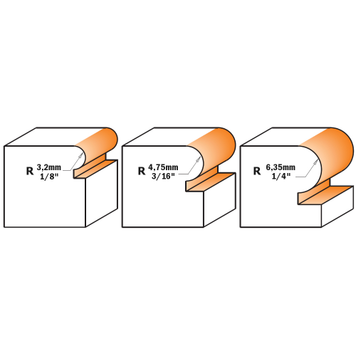 CMT - CORNER BEADING BIT HW S=6 D=28,6X22,2