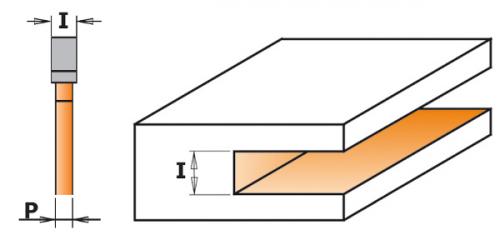 Kiekkourajyrsinterä Z3 HW S=8 D=47,6X3