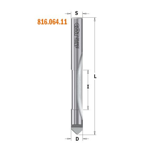 CMT - PANEL PILOT BIT SOLID HW S=6 D=6X19X60