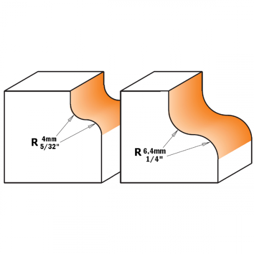 CMT - OGEE BIT HW S=6 D=28,7X13