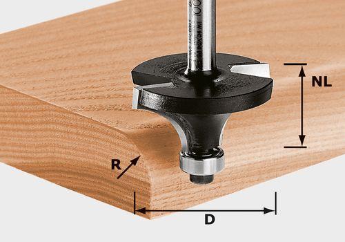 Festool - Roundover cutter HW S8 D22,7/R5 KL