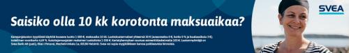 Svea 10kk koroton maksuaika yli 1000€ tilauksiin