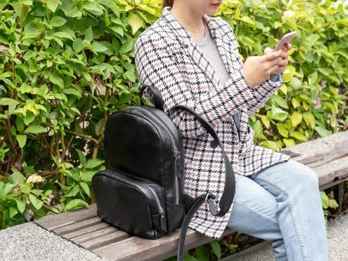 Beavercraft - Serenity - Leather Backpack for Women, Black