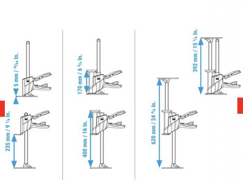 Bessey - One-handed lifting tool BEYCEPS installation kit