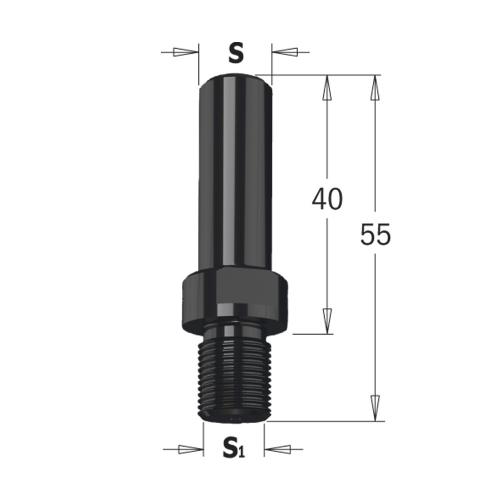 CMT - ARBOR M10X1,5 WITH 8X40 SHANK   RH