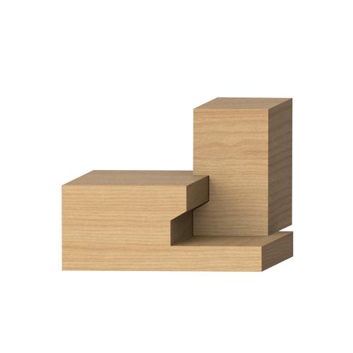 Laatikon etusarjan jyrsinterä HW S=12,7 D=50,8X12,7