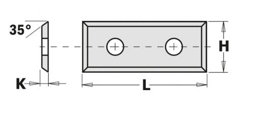 CMT - HWM-KNIFE 29.5X9X1.5 A35