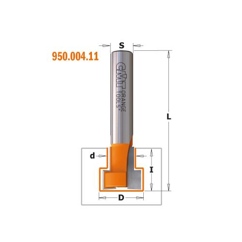 T-urajyrsinterä (Avaimenreikäterä) HW S=8 D=5,6/8,5X11,5 L=47
