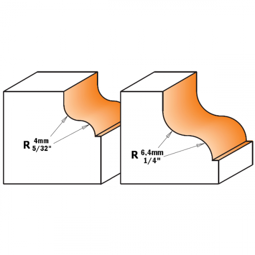 OGEE BIT HW S=6 D=28,7X13