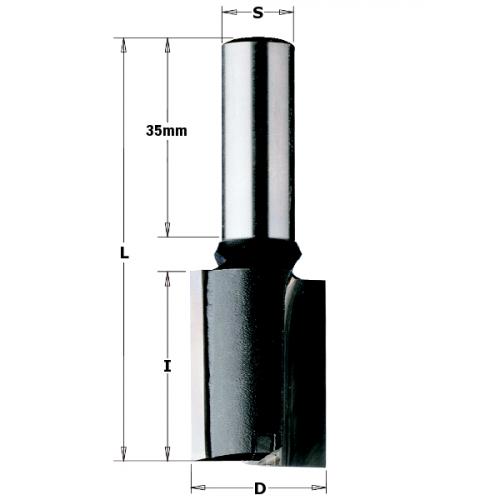 Suora urajyrsinterä Z2+1 HW S=10X45 D=14X40X87 RH