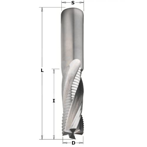 Spiraalijyrsinterä Rouhinta Ylösp. Z4(2+2) POS D=18X55X110 RH