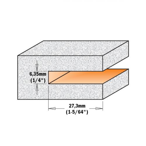 Kiekkojyrsinterä varrella ja laakerilla S=12 D=47,6X3,5
