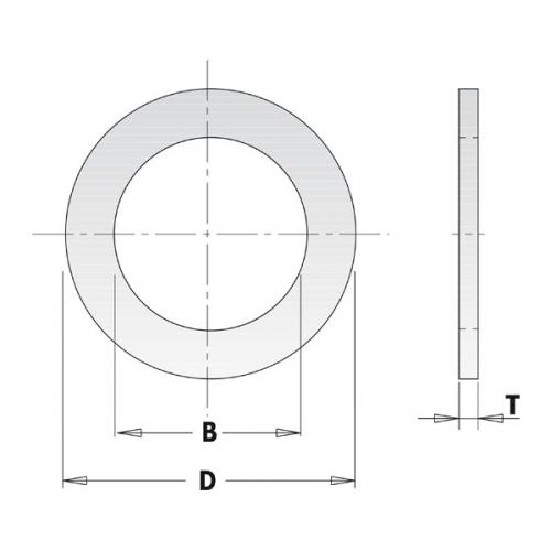 299.211.00 - CMT - REDUCTION RING FOR SAWBLADE 30-15.8X1.4