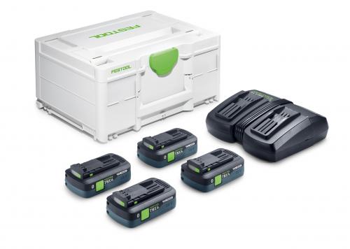 Festool - Energiasetti SYS 18V 4xTBX4/TCL6DUO